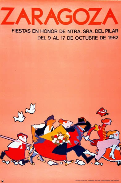 Fiesta patronales en honor de Nuestra Señora del Pilar 1982 Zaragoza